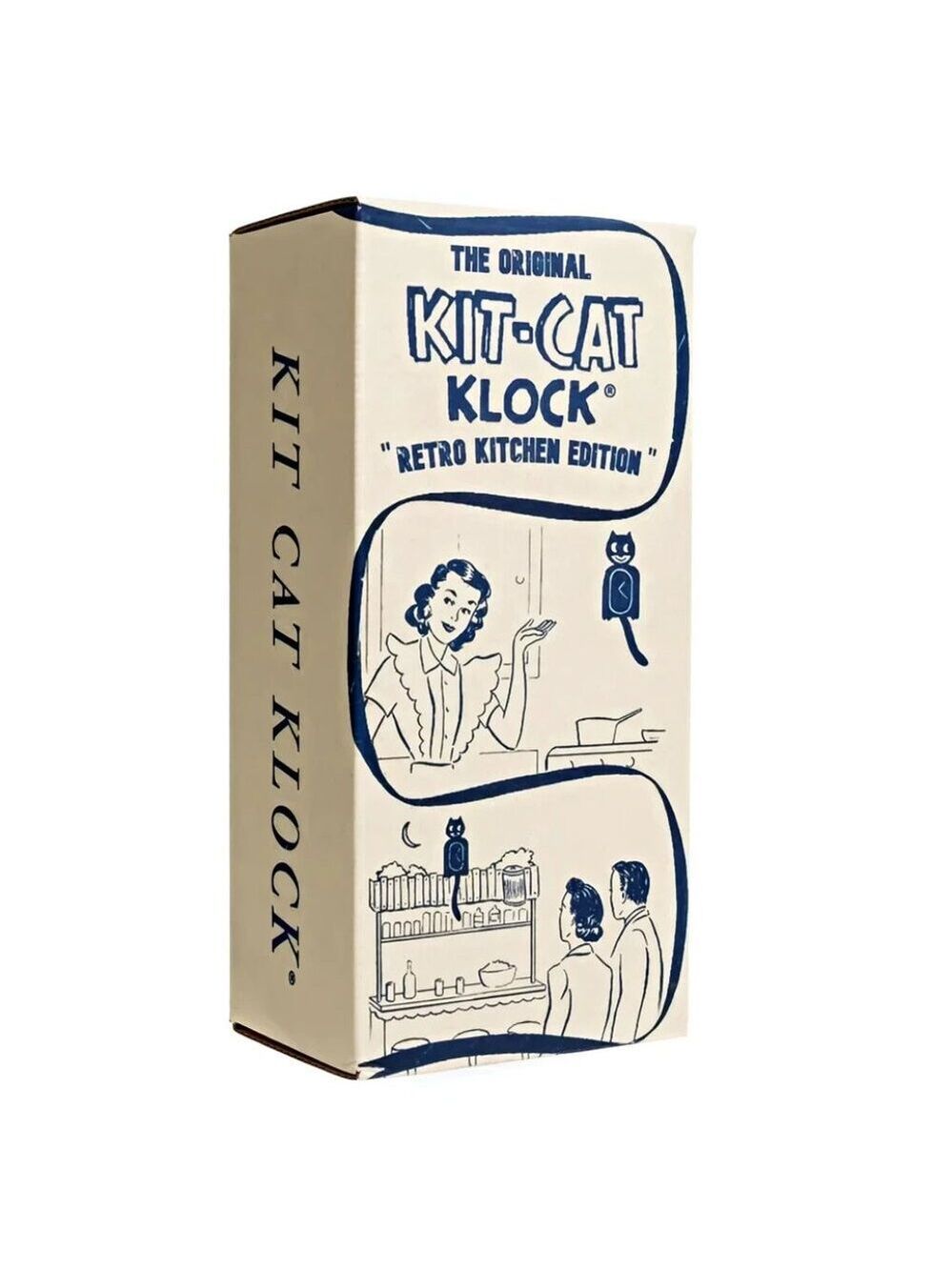 Retro Red Kitchen Edition Kit-Cat Klock Clock - Picture 3 of 4